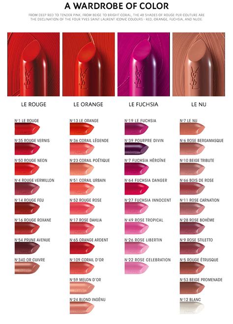 best ysl lipstick 2019|YSL lipstick color chart.